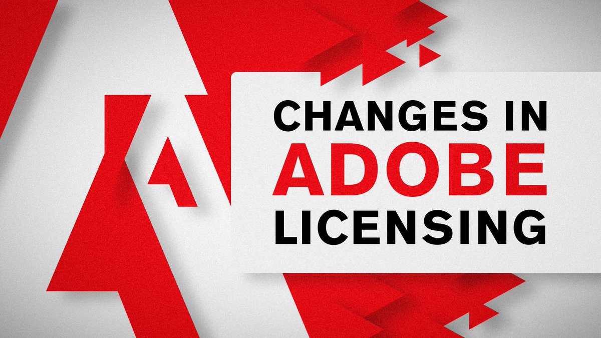 Quick reminder for anyone using Adobe software - as you know on the 30th of November 2019 Adobe will change their product licensing policy for Adobe CC &amp; DC products in favor of the Shared Device and Named User licensing model.
Read more here: spark.adobe.com/page/1MRn55yw0…

#adobe