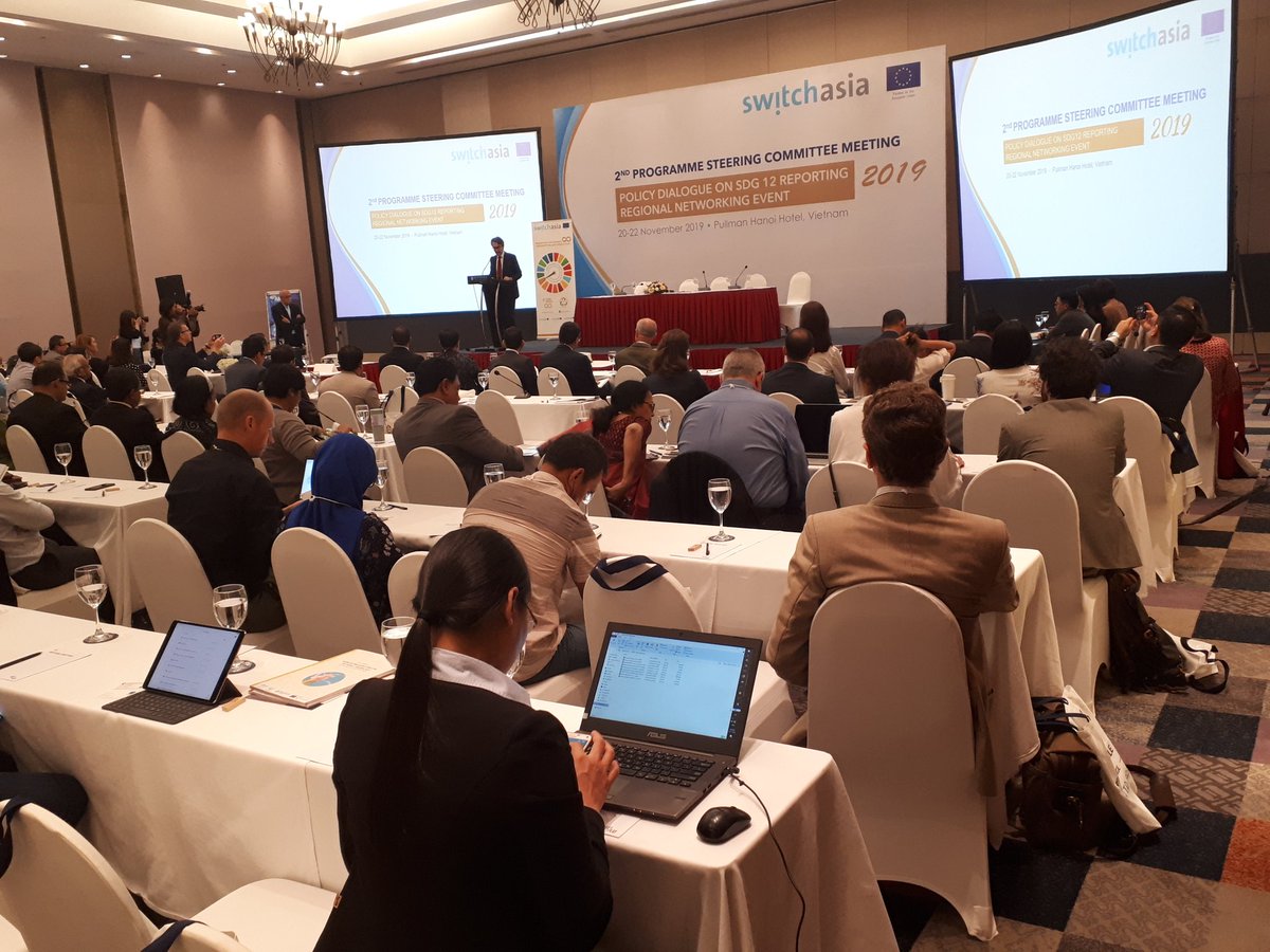 Glorious <a href="/switchasia/">switch-asia</a> #networking #event opening with more than 200 grantees, pilot projects, beneficiaries representing BSOs, FIs, NGOs and government officers working to make #SCP happen in 24 Asia countries 

<a href="/SwitchMed/">SwitchMed</a> here to share experience from phase I &amp; link with phase II