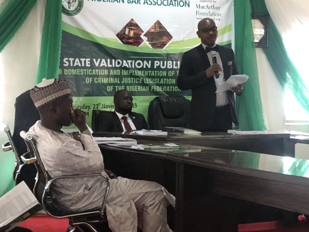 “With the adoption of the ACJ law comes great responsibility of funding and infrastructure development, we call on His Excellency to look into this as a matter of urgency for the successful implementation of the Kano ACJL 2019.”Victor Abasiakan, Esq, #NBAACJAPROJECT coordinator