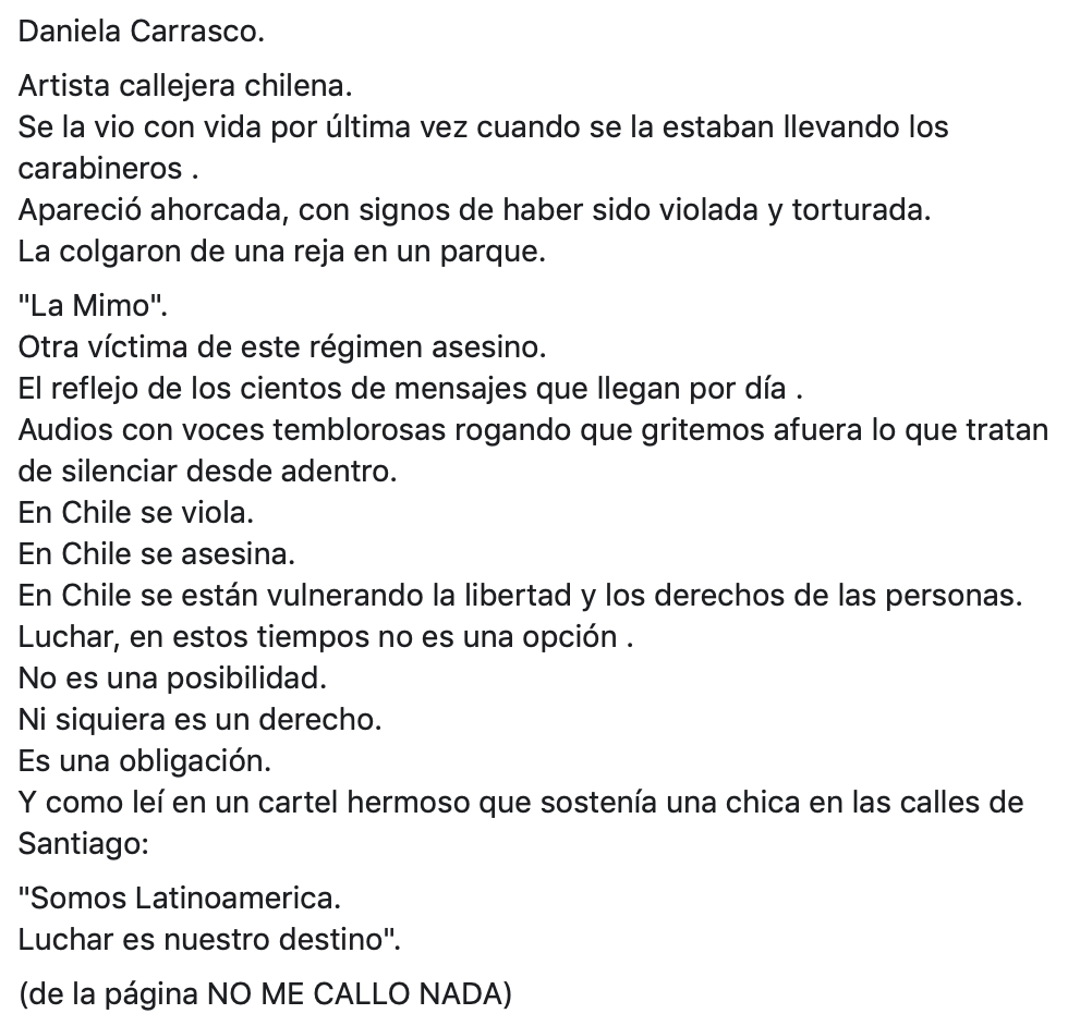 chikosdelmaiz's tweet photo. #Chile
#PiñeraAsesino https://t.co/tfjIByVt4l