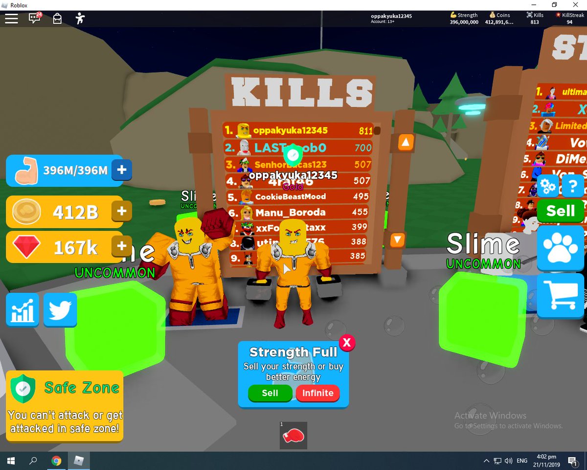 Azireblox On Twitter Champion Simulator Is Now Out Go Check It