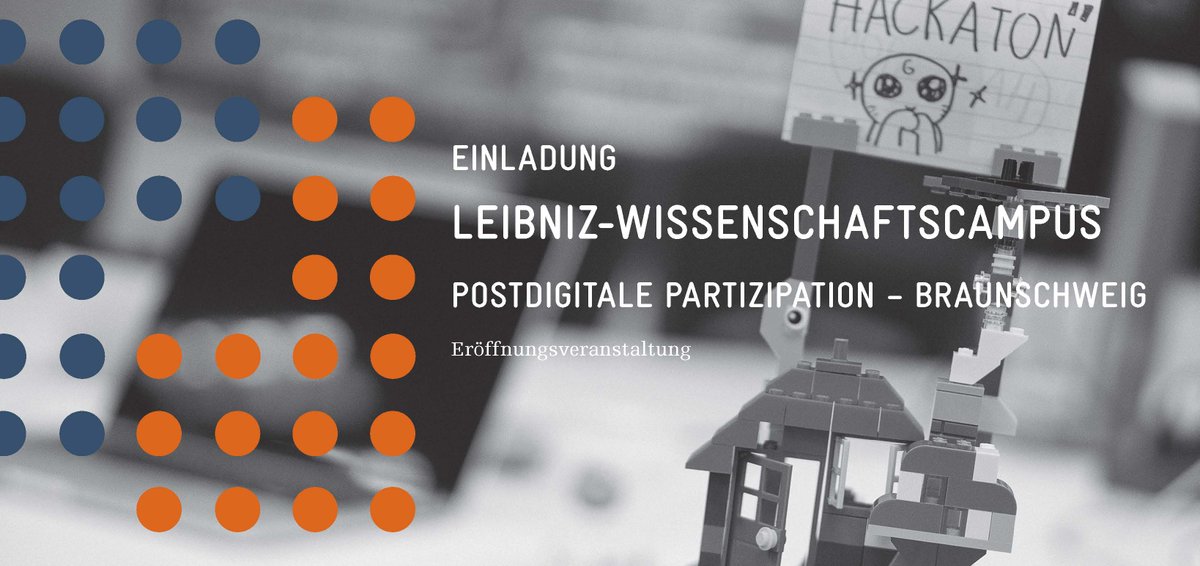 GeorgEckert's tweet photo. Wir freuen uns auf die heutige Eröffnungsveranstaltung zum #LeibnizWissenschaftsCampus "#Postdigitale Partizipation" in #Braunschweig.
@hdw_bs @OstfaliaHS @IWMtue @tuBraunschweig @LeibnizWGL
https://t.co/YFrtYTLUgw https://t.co/3RjAbOPDAH