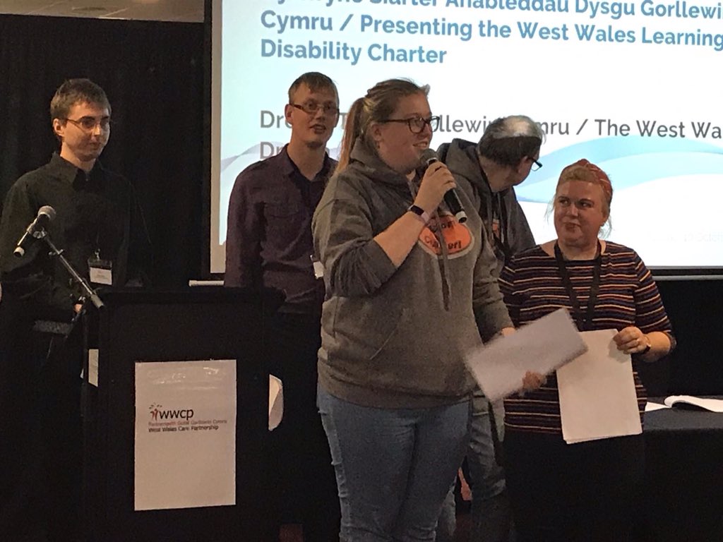 The Dream Team rock at the <a href="/PGGCWWCP/">West Wales Regional Partnership Board</a> conference! #SupportTheCharter