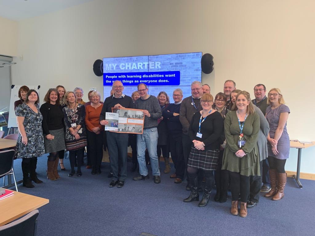Great employment for pwld workshop from <a href="/HywelDdaHB/">Hywel Dda UHB</a> - and they signed the Charter! #SupportTheCharter