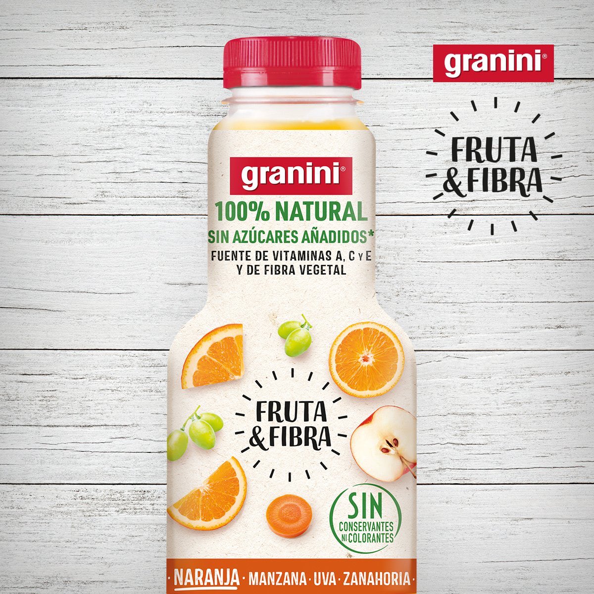 Nuevo granini FRUTA&amp;FIBRA.
Lo mejor de la fruta y su fibra. ¿Se puede pedir algo más?
100% #Natural, #SINAzúcar Añadidos y #SINConservantes #SINColorantes.

#VendingSaludable