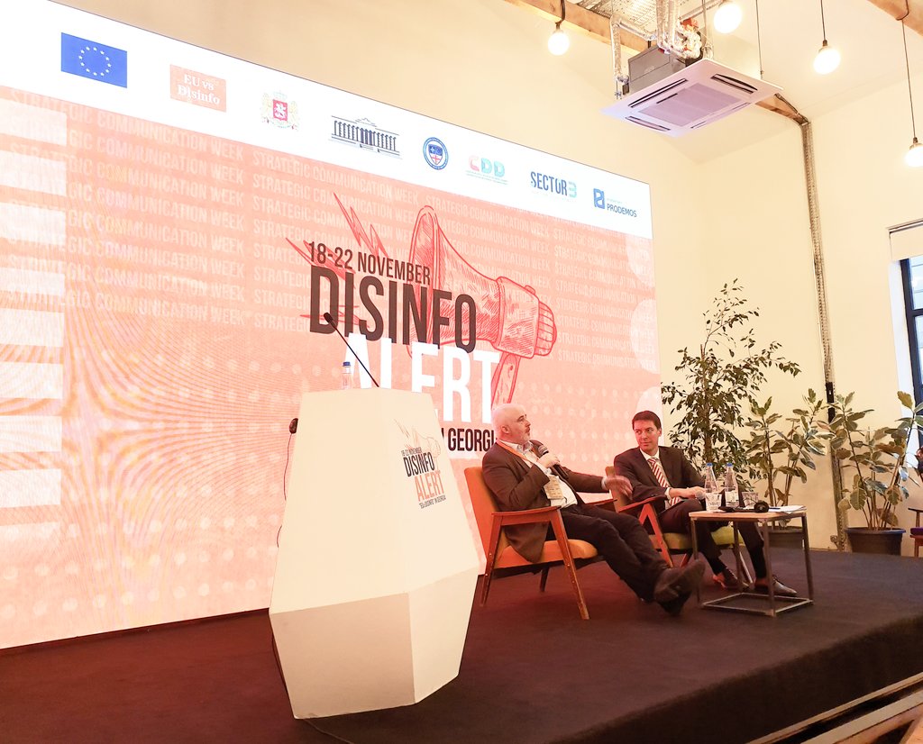 ChachavaKate's tweet photo. #DisinfoAlert is in Georgia! 🇬🇪🇪🇺
Group of amazing people (Experts, Academia, NGO's, Youth, Teachers, Clergy, diplomats, government representatives, etc.) have gathered in Tbilisi &amp; discussing how to counter propaganda! #DisinfoWeek https://t.co/pLGRDAsgfG