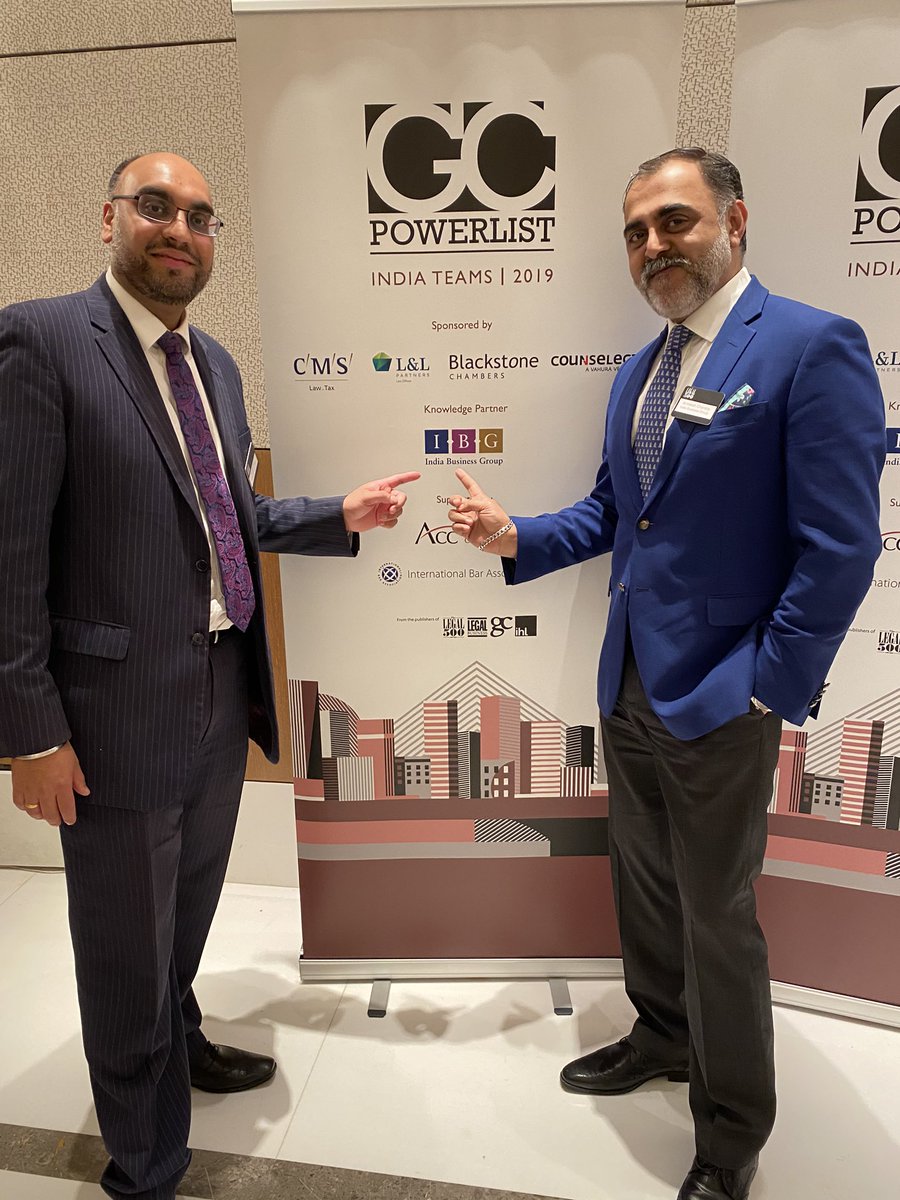 Huge congratulations to all the General Counsel’s included in The Legal 500 GC Powerlist India: Teams 2019, what an inspiring event held last night in Delhi with our supporters and partners #Innovation #GCPowerlistIndia