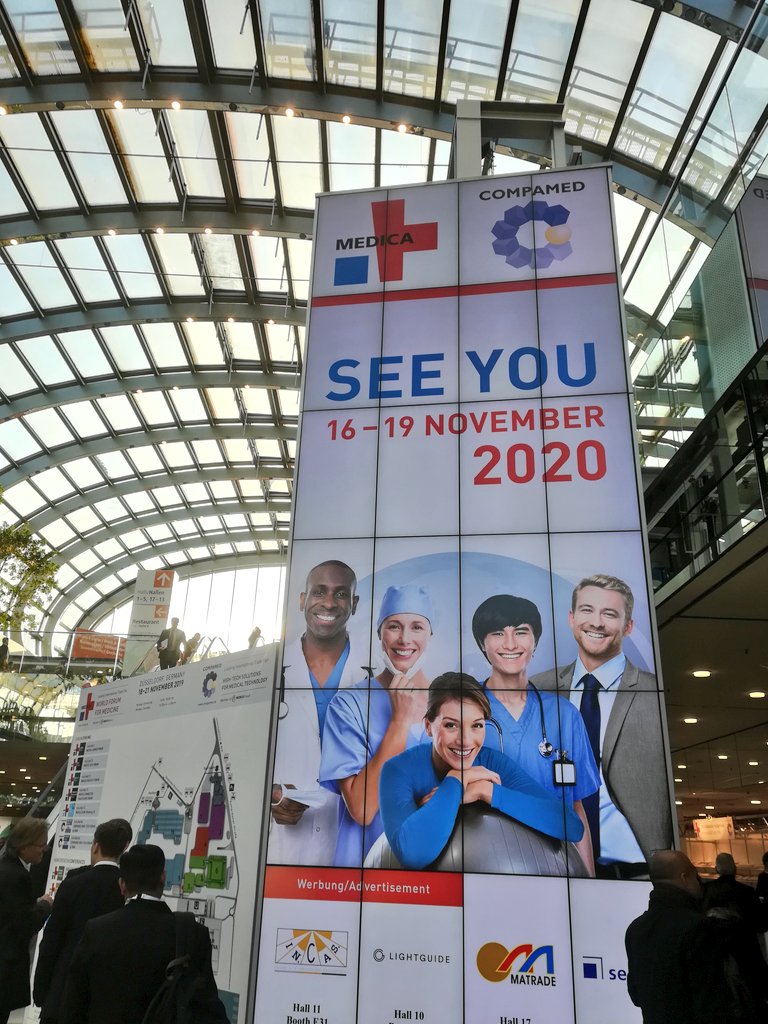 🌄 Buenos días #pymeNavarra
👋 Despedimos #MEDICA2019 y pensamos ya en #MEDICA2020, apunta fechas 📅 16-19 noviembre.

Muchas gracias a todas empresas participantes en la primera misión #NavarraHealth y muchas gracias <a href="/internac_na/">Plan Internacional de Navarra</a> por confiar en nuestra colaboración #EENcanhelp