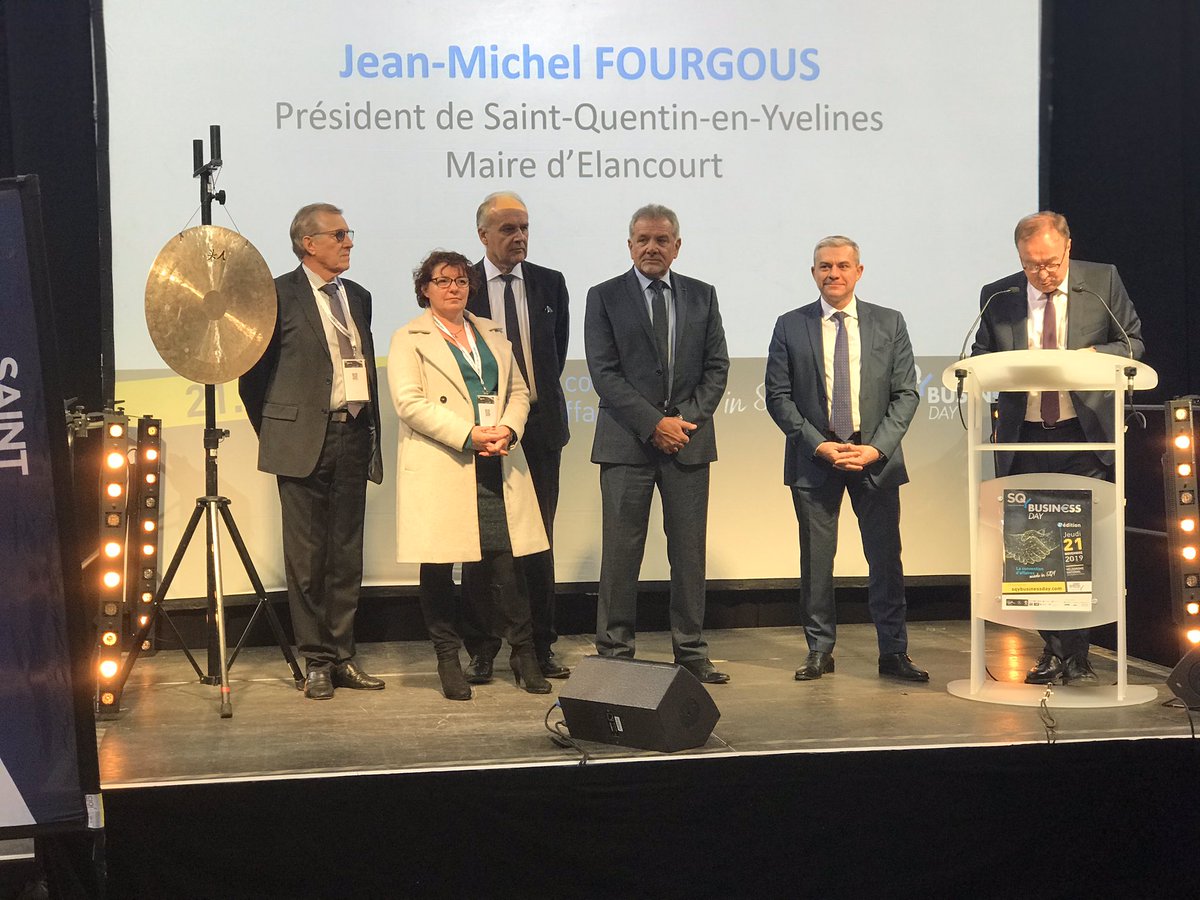 Michel LAUGIER on Twitter "Lancement du SQYBusiness day aujourd’hui