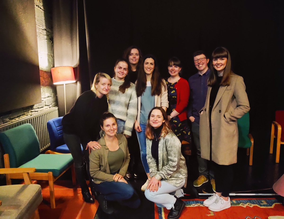 ucccreates's tweet photo. Our MA Arts Management & Creative Producing with @lorrainemaye at #Perforum tonight. The Masters students will be curating the first @_halfmoonfest in 2020. Follow their social media! #FollowYourPassionUCC #LoveResearch #yaycork #newfestival #mentorship #mastersinarts #ucccreates https://t.co/TJxdYAd8Io