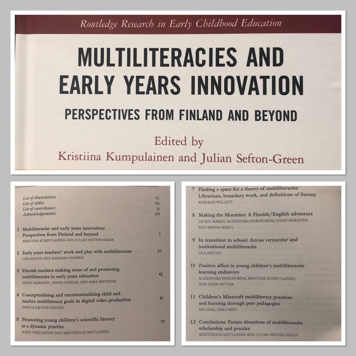 Lisa Kervin (@lkervin) on Twitter photo Delighted to have been able to contribute to this important work! Congratulations <a href="/KriKumpulainen/">Kristiina Kumpulainen</a> @seftongreen Delighted to have been able to contribute to this important work! Congratulations <a href="/KriKumpulainen/">Kristiina Kumpulainen</a> @seftongreen