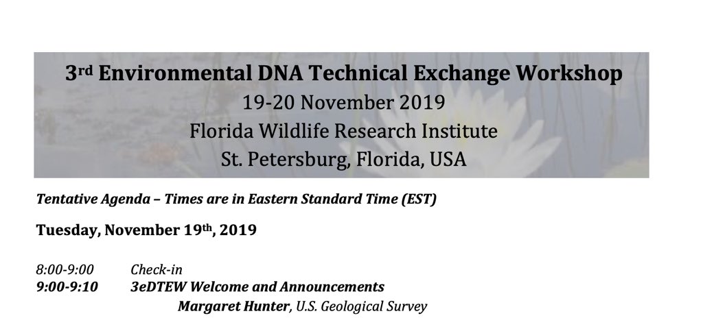 COST Action CA15219 (@dnaquanet) on Twitter photo Thanks, colleagues from the US for inviting <a href="/leeselab/">Florian Leese</a> to present #DNAquaNet at #3eDTEW 👍🏽We need such regular exchange across countries & user groups to identify best-practice application of #eDNA! Hope to see many here eg at the big #DNAquaNet conference Sept 15-18th in Evian! Thanks, colleagues from the US for inviting <a href="/leeselab/">Florian Leese</a> to present #DNAquaNet at #3eDTEW 👍🏽We need such regular exchange across countries & user groups to identify best-practice application of #eDNA! Hope to see many here eg at the big #DNAquaNet conference Sept 15-18th in Evian!