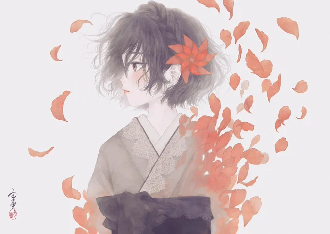 #俺の描いた髪の毛を見てくれ

前にも言ったけど、髪の毛、超楽しい。 
