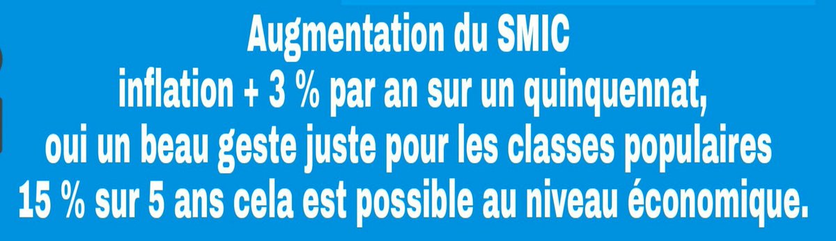 Laurent05671666's tweet image. Le SMIC n'a jamais augmenter de 0,38 euro de l'heure si vous n'en voulez pas,  proposez au gouvernement d'augmenter le SMIC en contrepartie vous allez faire des heureux.😊.