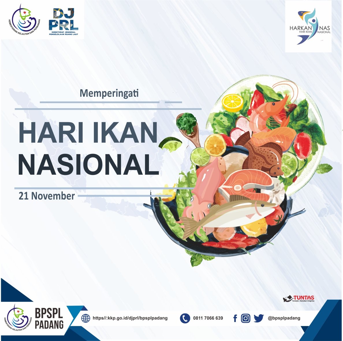 Selamat Hari Ikan Nasional Sahabat 😍

Hai #SahabatBahari sudahkah makan ikan hari ini? 😊
Pastinya sudah tau kan kandungan gizi ikan sangat luar biasa. Jangan lupa konsumsi ikan yg enak &amp; menyehatkan ya sahabat :)

<a href="/satyamurti/">Brahmantya S. Poerwadi</a> 
<a href="/HeryGDaulay/">Hery Daulay</a> 
#DITJENPRLKeren