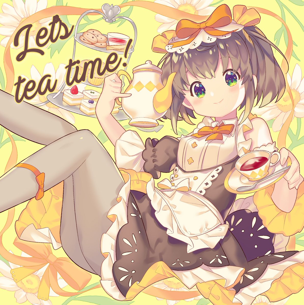 「紅茶の時間 #オリジナル 」|いかりのイラスト