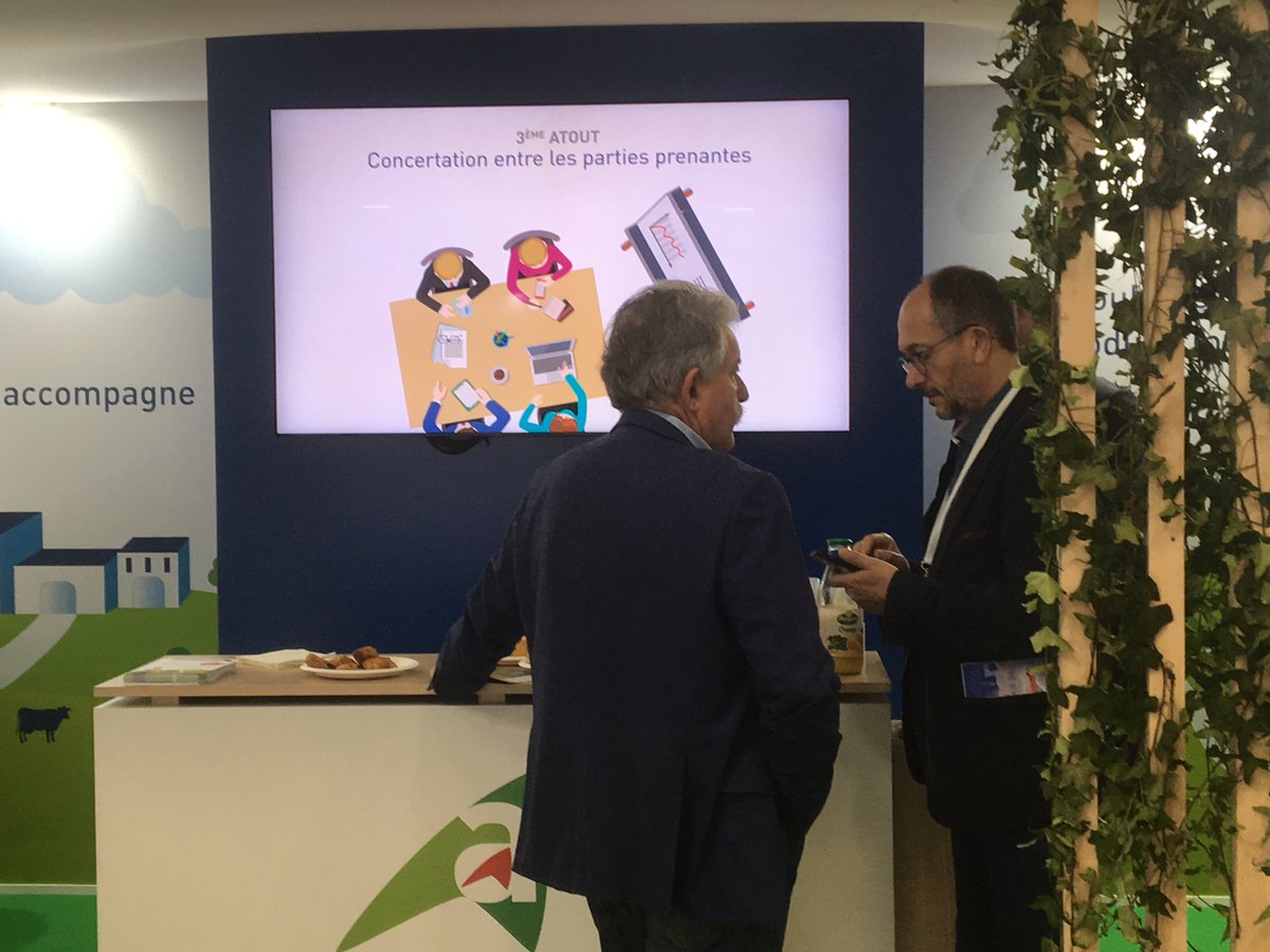 Chambres d'agriculture France (@chambagrifrance) on Twitter photo C'est parti pour le dernier jour du <a href="/salondesmaires/">Salon des Maires et des Collectivités</a>!
Venez rencontrer les #conseillers territoires des #ChambAgri et participez au jeu concours #TERRALTO pour gagner un panier gourmand <a href="/Bienvenueferme/">Bienvenue à la ferme France</a> !
👉Pavillon 4, stand B46 C'est parti pour le dernier jour du <a href="/salondesmaires/">Salon des Maires et des Collectivités</a>!
Venez rencontrer les #conseillers territoires des #ChambAgri et participez au jeu concours #TERRALTO pour gagner un panier gourmand <a href="/Bienvenueferme/">Bienvenue à la ferme France</a> !
👉Pavillon 4, stand B46