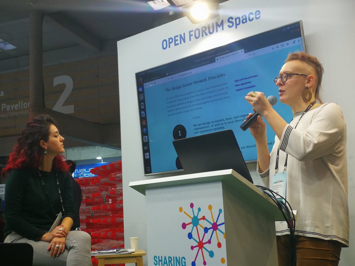 platoniq's tweet image. Using design to sustain, heal, and empower our communities, as well as to seek liberation from exploitative and oppressive systems. 1st principle of the #DesignJusticeNetwork #wilderparticipation