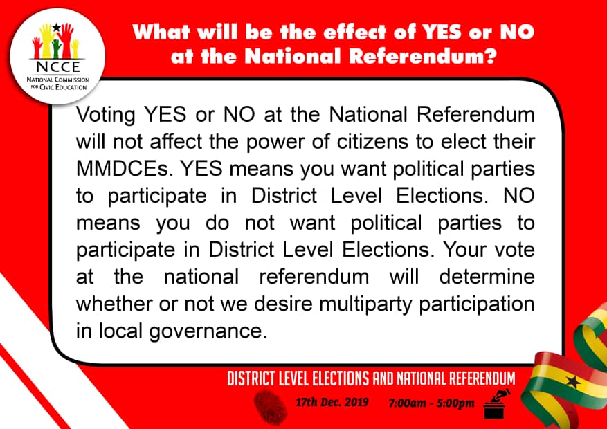 nccegh's tweet photo. @JOYNEWSONTV @thegbcghana @metrotvgh @tv3_ghana @utvghana @CDDGha @CodeoElections @IDEGGhana @3fm927 @ImaniAfr @DailyGuideGH @GHOneTV @STARRNEWS @S_OkudzetoAblak @Odadee_Official @GhanaPresidency @UmaruSanda @benkoku @moigovgh #GHDecidesDLEnRef2019 #17DecReferendum #GHDecides2019 https://t.co/IqyTyjloQ3