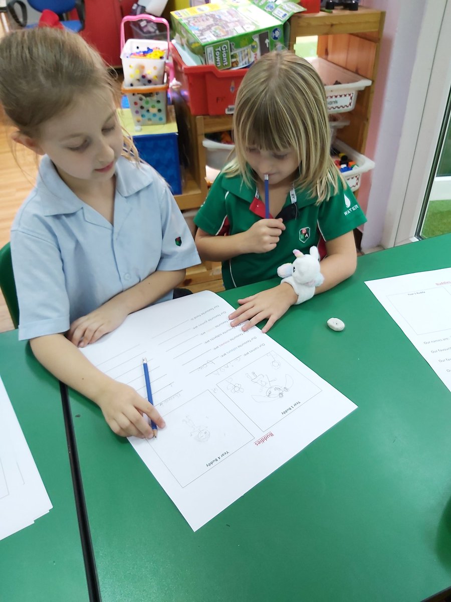 Thank you to 3F for coming and spending time with our 1F buddies today. We really enjoyed getting to know our buddies and look forward to the next visit. #DIAYear1 #DIAYear3 #community