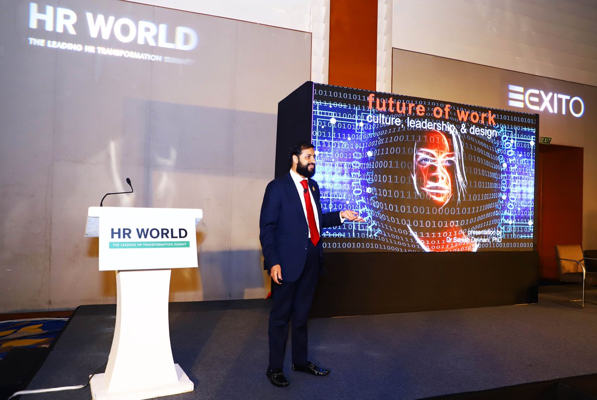 HRWorld2's tweet photo. Keynote Presentation on “Future Of Workplace” by @DrSureshDevnani – 4 x #TEDx Speaker | Best Selling #Author | Researcher on Future of Workplace Resilience at the #HRWorldSummit 2019
Stay tuned for updates from #CourtyardByMarriott
Link: https://t.co/kEOEmturd1
#exitoevents https://t.co/k1GMGyqsjb