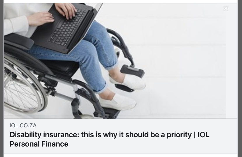By prioritising income benefits, you're covered for both
temporary and permanent injuries and illness. In this article, Personal Finance shares insights around the Disability insurance gap and ways to make sure you're adequately covered. bit.ly/337Z7tD