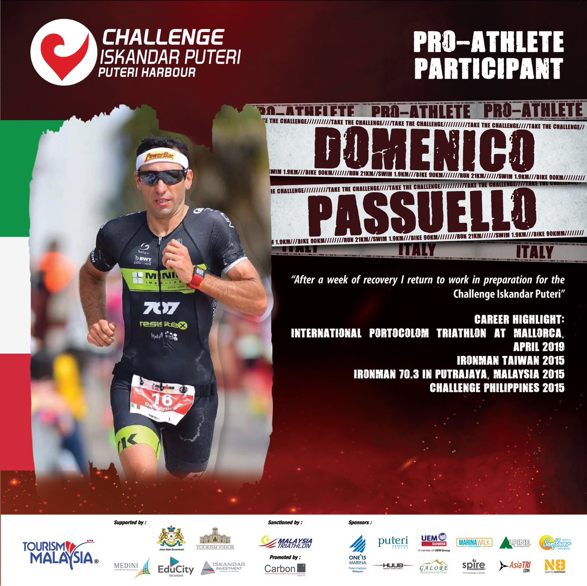 habsukan's tweet image. Kenali atlet-atlet profesional yang akan turut serta di dalam Challenge Iskandar Puteri pada 24 November 2019 ini!

#ipactive #challangeiskandarputeri