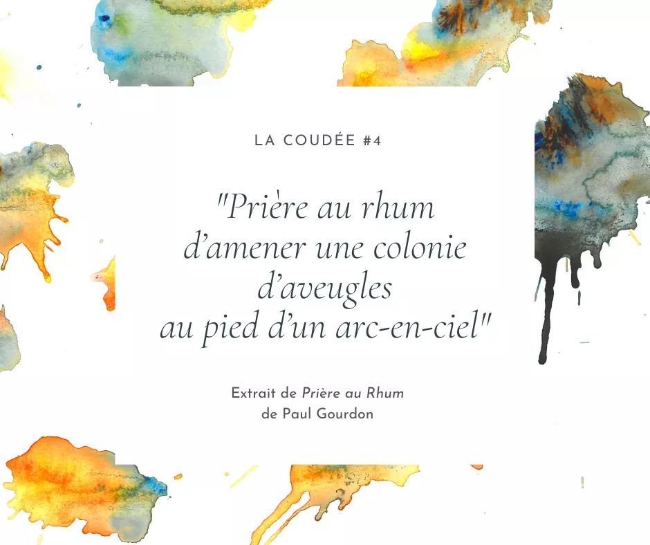LaCoudeeRevue's tweet photo. [FOCUS] Chacun ses croyances, l'Ivresse en est une, aussi, dans le dossier de notre quatrième numéro, 𝗣𝗮𝘂𝗹 𝗚𝗼𝘂𝗿𝗱𝗼𝗻 adresse-t-il une prière... au #Rhum ! 
La suite du #poème le 22/11 ✍️🙏🌈
Soirée de lancement à La Passerelle Negreneys ! #Toulouse #Ivresse #Littérature https://t.co/5KuZF3QEwK