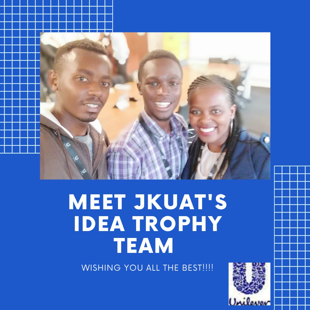 KeUbaj's tweet photo. We are soo excited to introduce our JKUAT Idea Trophy team 😄. Make us proud #UBAJ #JKUAT #Ideatrophy https://t.co/xCHoOEiBWm