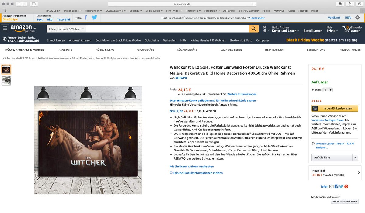 Alter!!! Verfluchte Diebe .... 24,18€ ???? Das Bild ist 1000de€ wert ihr Idioten...