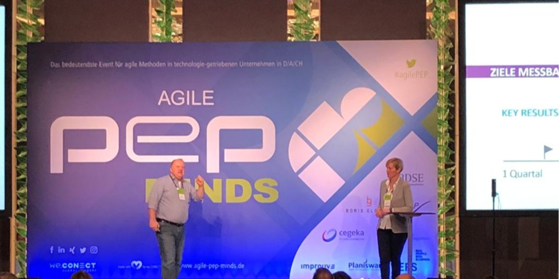 Cegeka_DE's tweet image. Unsere Agile Coaching-Kollegen Volker Schmidt &amp;amp; Nina Erben live auf der Agile PEP Minds 2019! #AgilePEP #cegeka #agile #okr