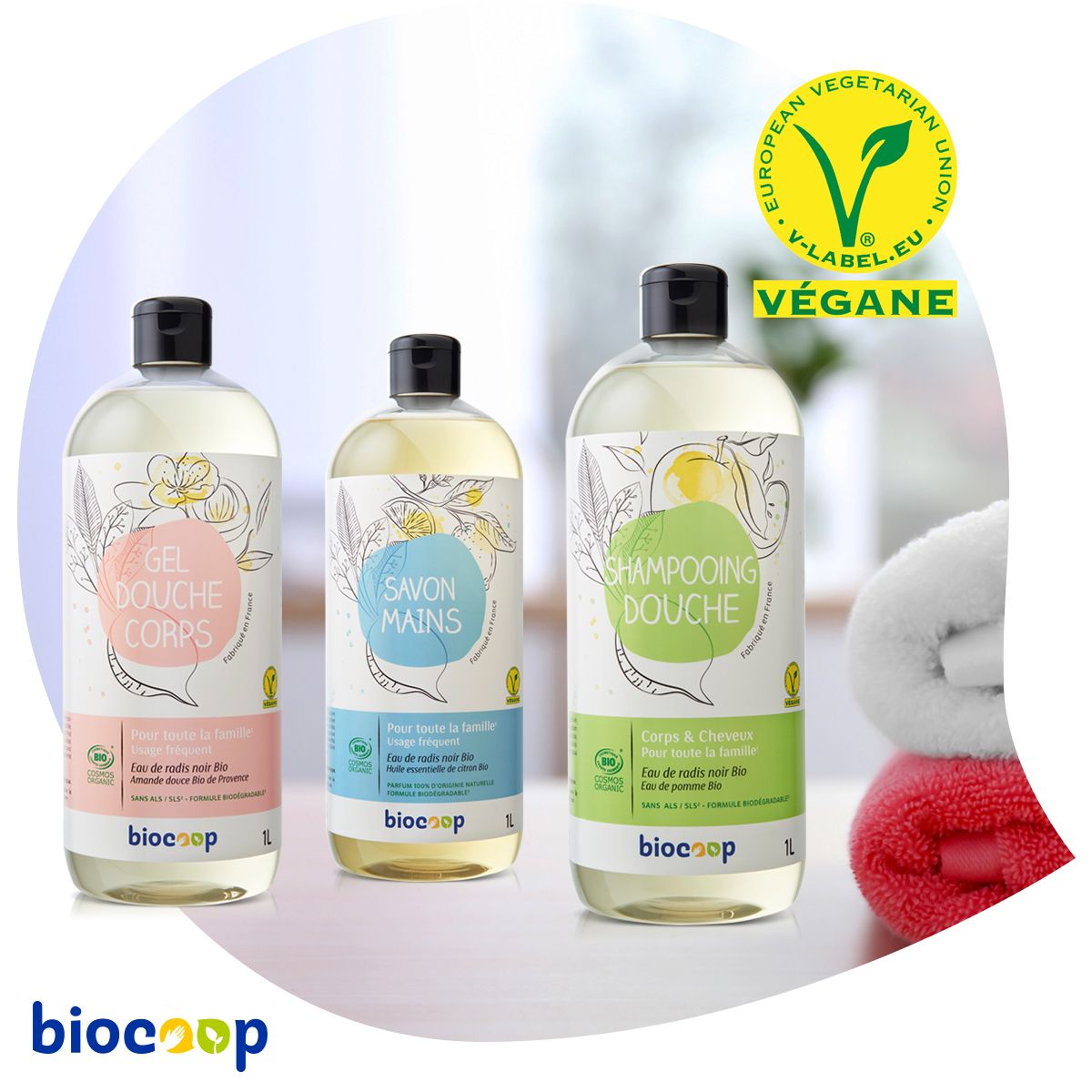 BiocoopMolinel's tweet photo. Le Zéro Déchet, on l’aime aussi dans notre salle de bain ! Découvrez la gamme hygiène végane Biocoop élaborée en France avec de l’eau de radis noir, un co-produit issu de la fabrication de compléments alimentaires et réputée pour ses propriétés apaisantes.Emballage 100% recyclé! https://t.co/0zB3Wer0HI