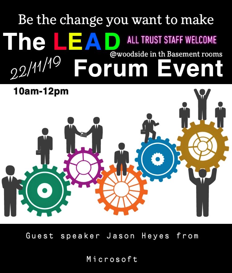 Are you coming to the LEAD Forum? All @RotherhamNHS_FT staff are welcome! Come and listen to guest speaker Jason Heyes talk about leadership experiences from the last 20 years at the company Microsoft. Information below #LEADFORUM #BeTheChange @LD_TRFT @LouiseNHS @ferrie_paul