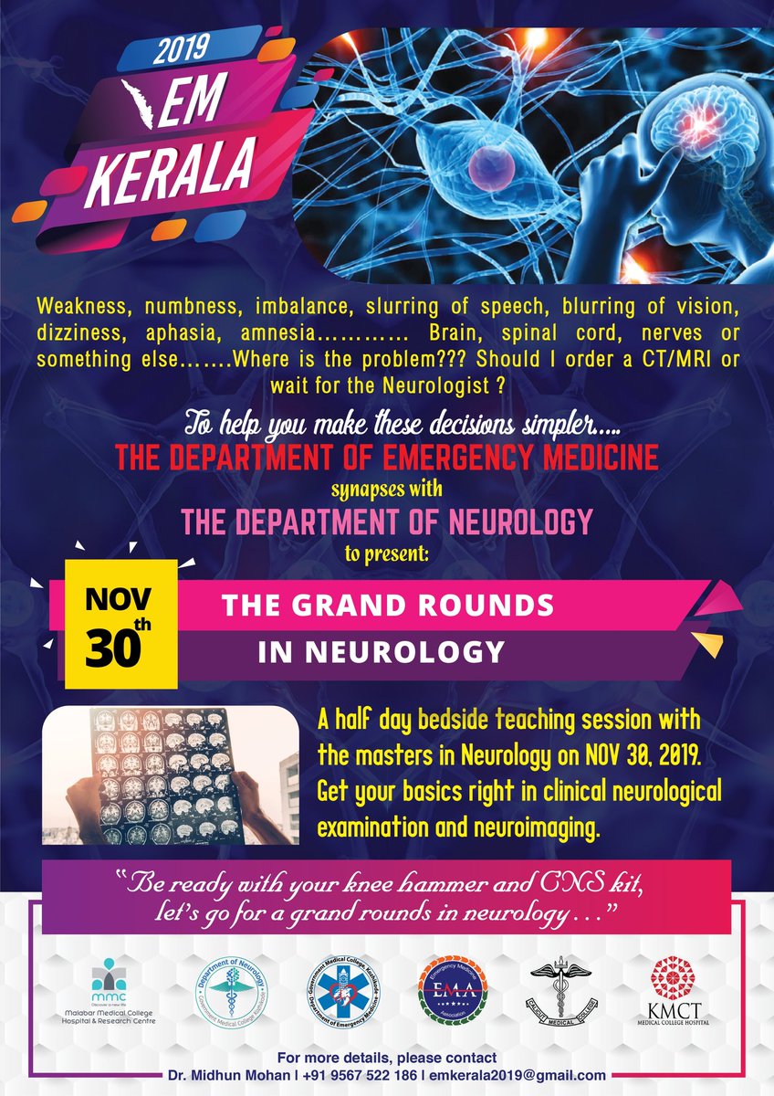 KeralaEm's tweet photo. THE GRAND ROUNDS IN NEUROLOGY.. https://t.co/CPGDPaDdvM