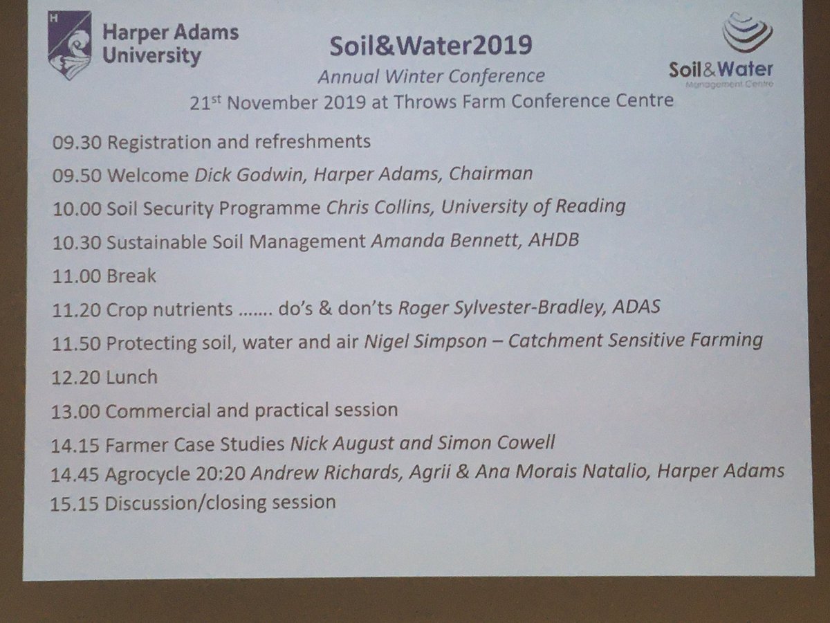 All set up at the Soil & Water 2019 Annual Winter Conference #agrii #digestate #biofertiliser #farm365 #farmforthefuture