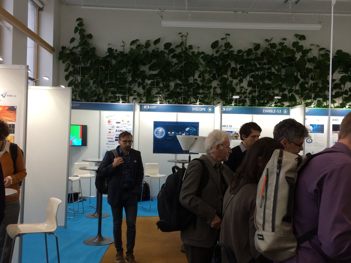 We are at EFECS 2019 today! Visit our booth and learn more about the InSCOPE Pilot Line! <a href="/InSCOPE_EU/">InSCOPE</a> <a href="/VTTFinland/">VTT</a>