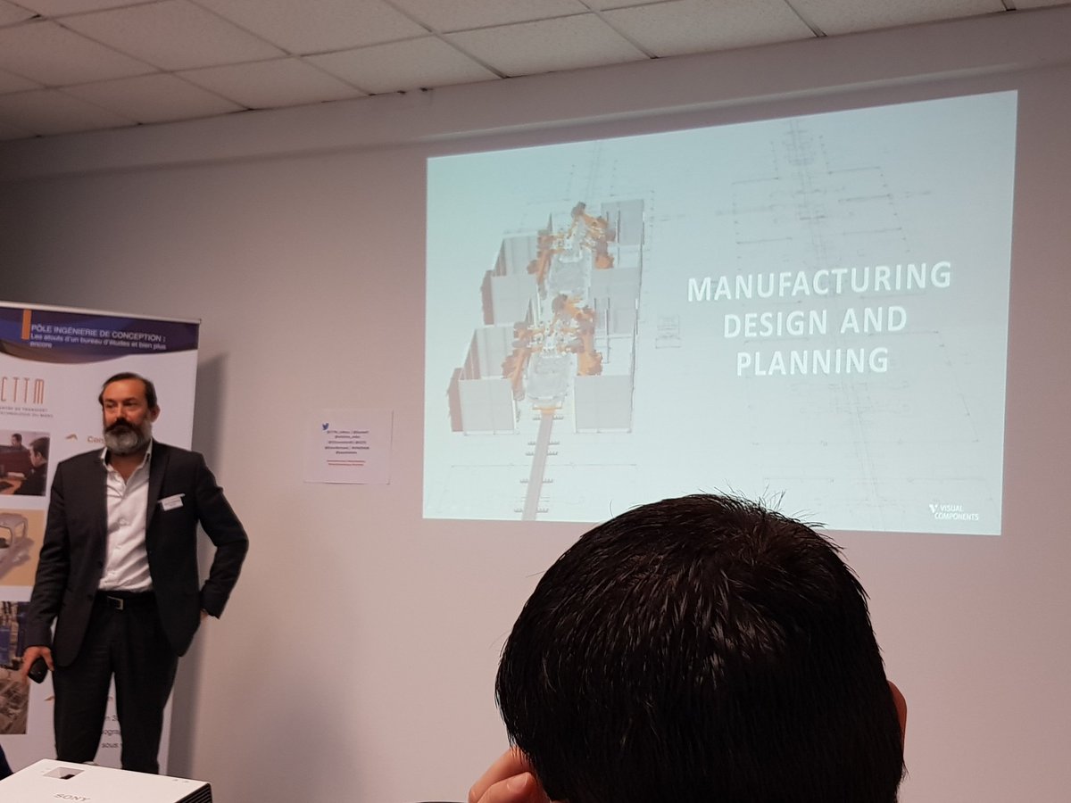 Aude_Errien's tweet image. [Atelier #IndustrieduFutur #SimulationNumerique] @QuotexFr présente l&apos;intérêt de la simulation 3D de l&apos;usine pour simuler les flux, la flexibilité de la production, l&apos;implantation d&apos;une nouvelle ligne de production... cc @cci72