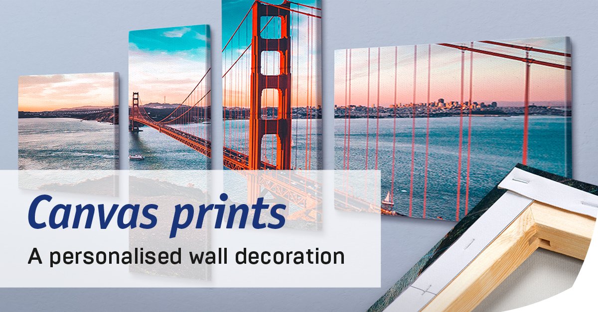 Decorate your home or #office in the best of ways with our personalisable #Canvas prints! A great gift for #christmas! unitedprint.com