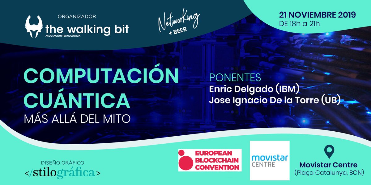 Nos vemos esta tarde en el #meetup de #quantum en <a href="/MovistarCentre/">Movistar Centre</a> 💪💪💪
Gracias a todos por seguirnos!!!
thequantumbit.eventbrite.es
#linux #opensource #development #devops #python #blockchain #Science