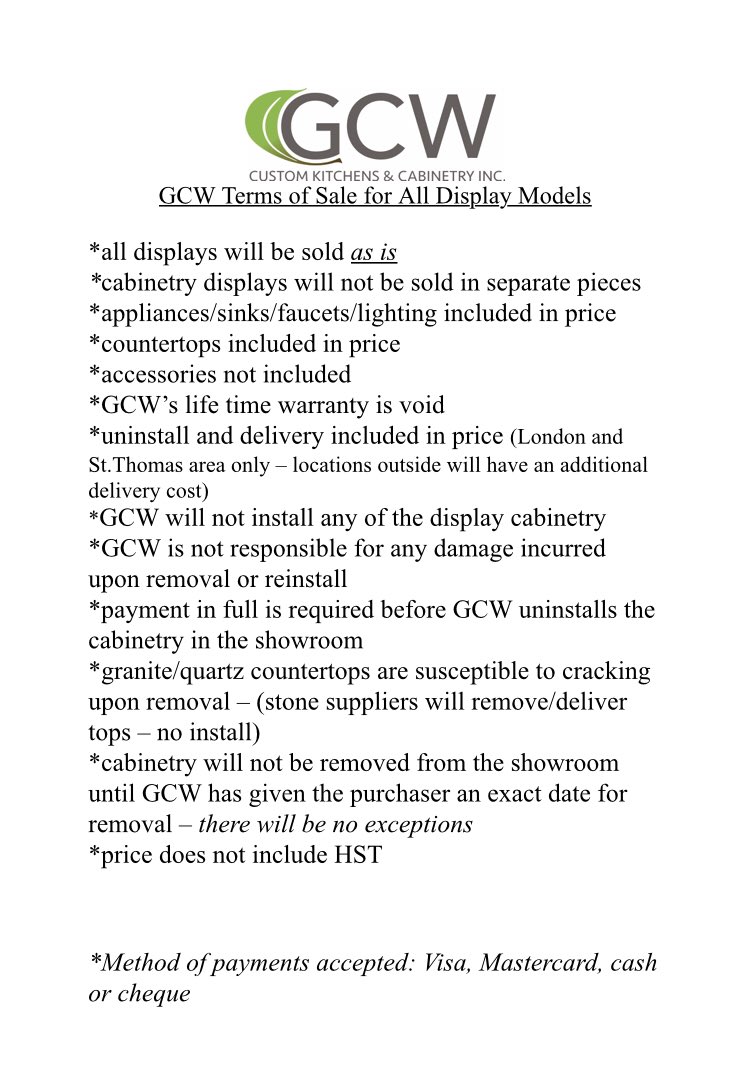 GCW Custom Kitchens tweet media
