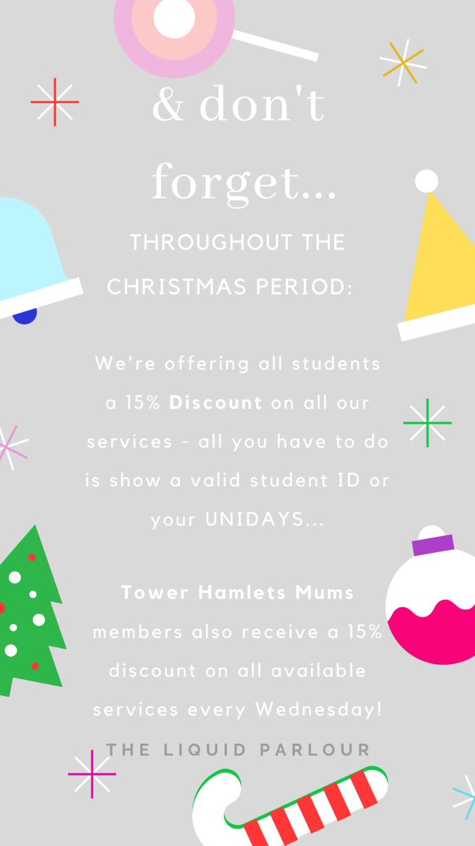 LiquidParlour's tweet photo. And dont forget what weβre offering! Your new neighbourhood beauty salon which offers you everything you need. #romanroad #bow #bethnalgreen #mileend #unidays #beautysalon #beautyparlour #romanrd #eastlondon #beautyparlour #nails #nailbar #facials #massages #waxing #love #unisex https://t.co/2C4ziCJNwC