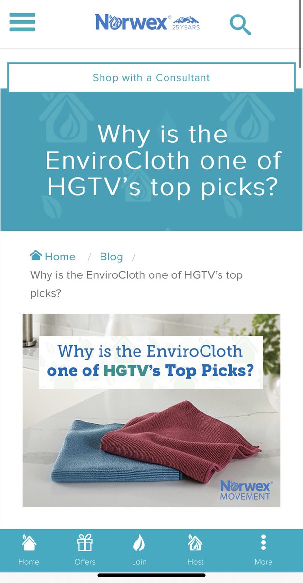 With all its amazing features, there’s no wonder the EnviroCloth is our flagship product and a consistent top-seller. Thank you again, HGTV, for featuring my favorite,
 #norwex #norwexconsultant #norwexclean #norwexmovement #norwexcanada #norwexlife #bossbabe #workingmom