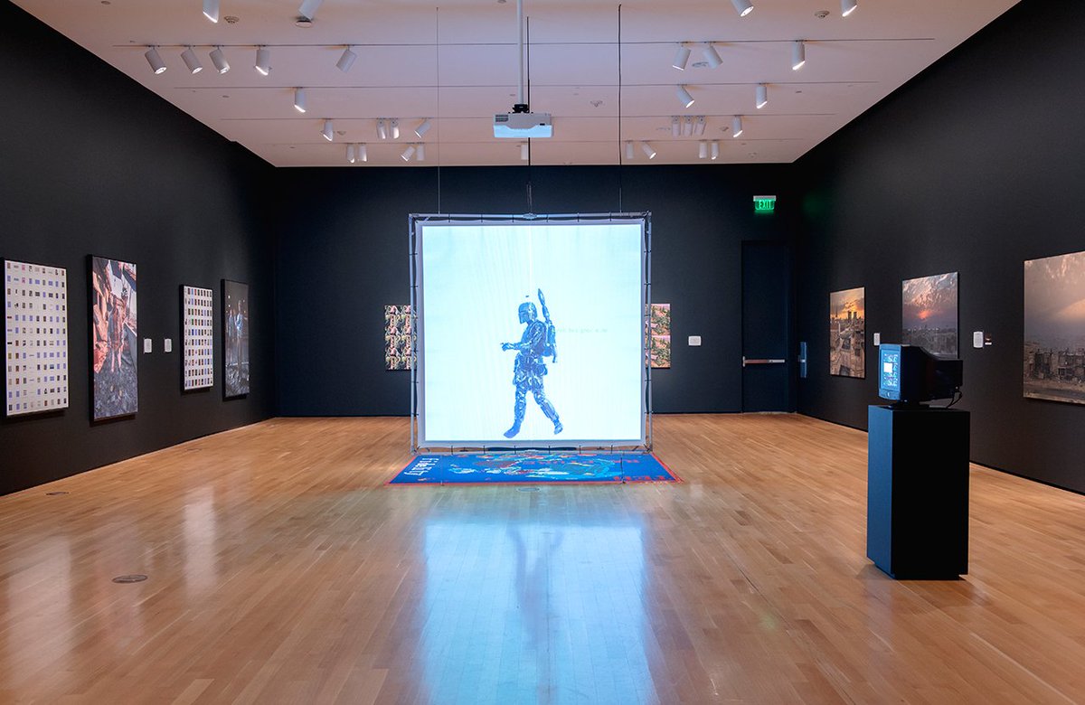 AkronArtMuseum's tweet photo. Get your inner #BobaFett on. Skinsuits, Rachel Rossin's VR art experience is open Thursdays 12 - 8 pm in the Open World exhibition. https://t.co/e0T7oFdBMI #contemporaryart #VR #RachelRossin #AAMOpenWorld https://t.co/PcpVgr2gCD