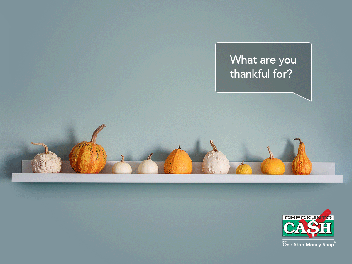 Family, friends, job, freedom, and health. We've all got something to be thankful for. Tell us about it below.