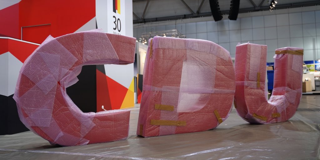 Wer hat mein C gesehen? Liebe Delegierte des #cdupt19, ich freue mich über Hinweise und Fotos mit meinem Schatz. ❤️