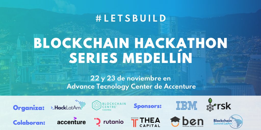 colledgestudio's tweet photo. ¡Estamos a tan solo un día de este gran evento! 😎
Este 22 y 23 de Noviembre tendremos un nuevo encuentro del #BlockchainHackathonSeries en Medellín, Colombia 🇨🇴
¡Corre a registrarte si aún no lo haz hecho! 👉 https://t.co/nQV277c8Ms
#medellin #blockchain #tecnology https://t.co/HiUeUS8jIT