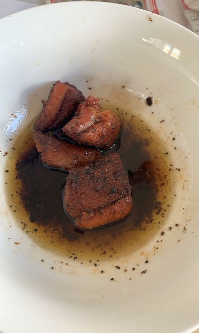 やっぱり塩漬けの鴨肉は辛い香辛料を入れて炒めた方が味が引き立つんだね… 