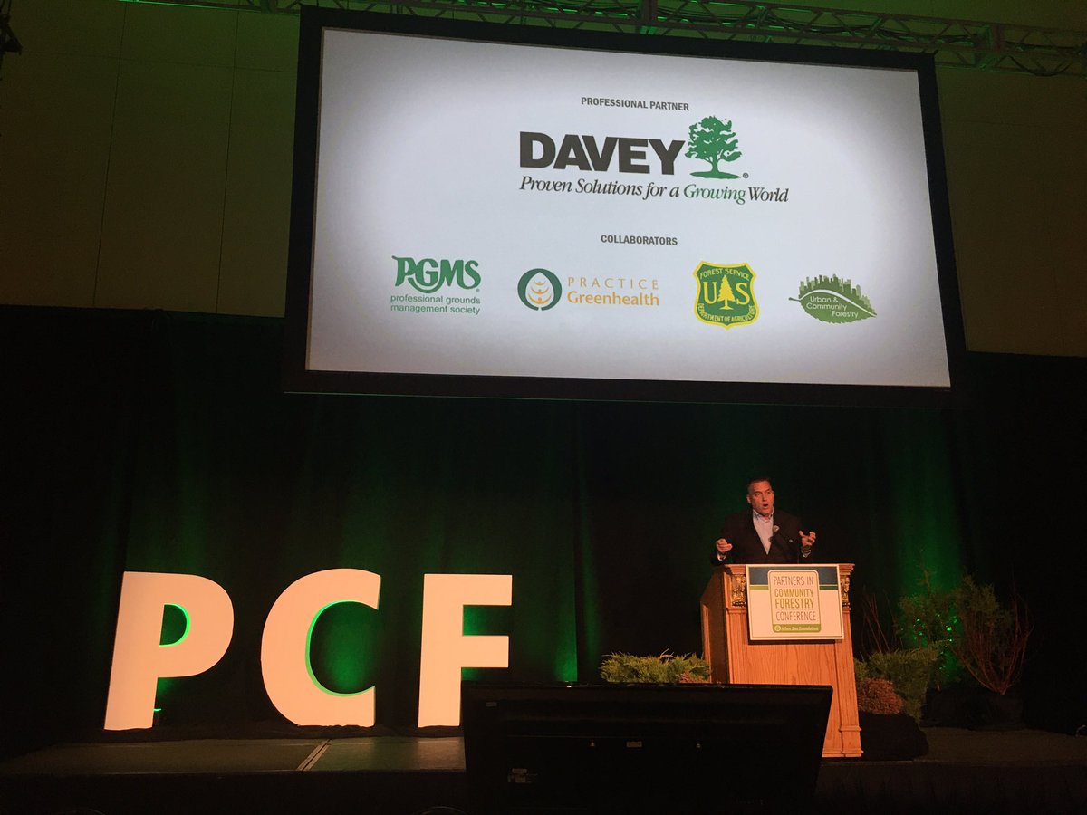 Arborholic's tweet photo. @arborday is launching a new program. Given what we know about #healthytreeshealthylives, this is a great collaboration.  #PCF2019 https://t.co/xrG09YCbkf