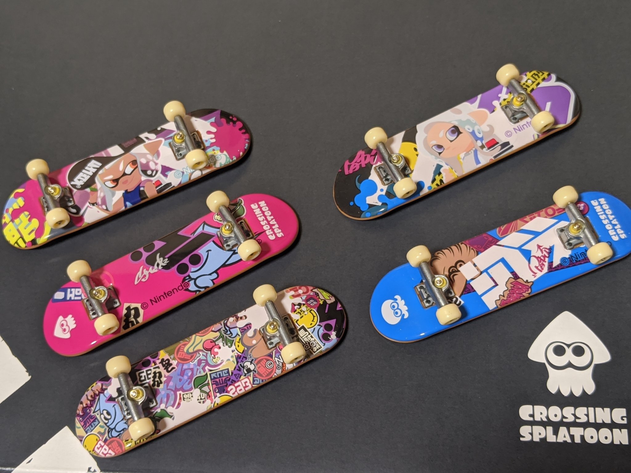 スプラトゥーン フィンガーボードコレクション 5個セット - メルカリ