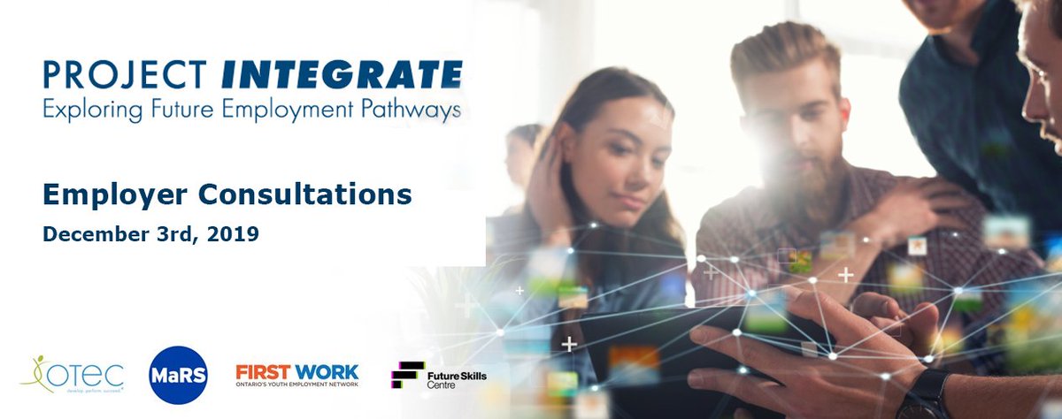 first_work's tweet image. We are looking for employers for a round table discussion on the challenges they face when hiring youth, and discuss tools and technologies that help make hiring and onboarding youth successful. Register here: firstwork.org/project-integr…

#ProjectIntegrate #Youth #Employment